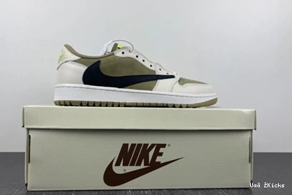Travis FZ3124-200 Jordan Scott Low Retro Golf 81 1 Olive Bright Neutral 0706